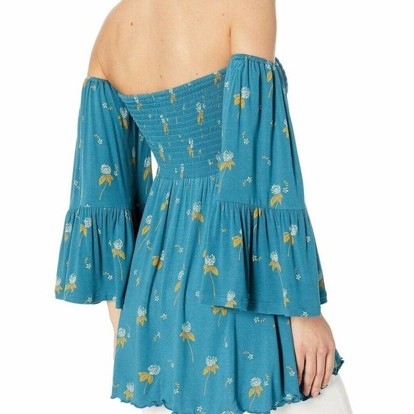 NEW!Free People L cold shoulder tunic top - Picture 5 of 9